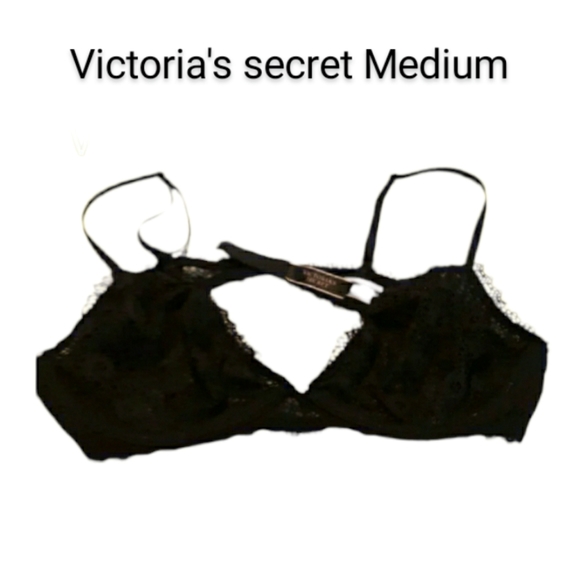 Victoria's Secret Other - Victoria's secret sz Med Black lace Bralette Womens Ladies bra Great condition!